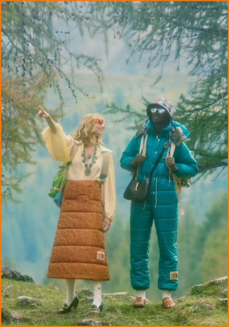 GUCCI X The North Face Lands Camp Happy Colors Patterns Anne of